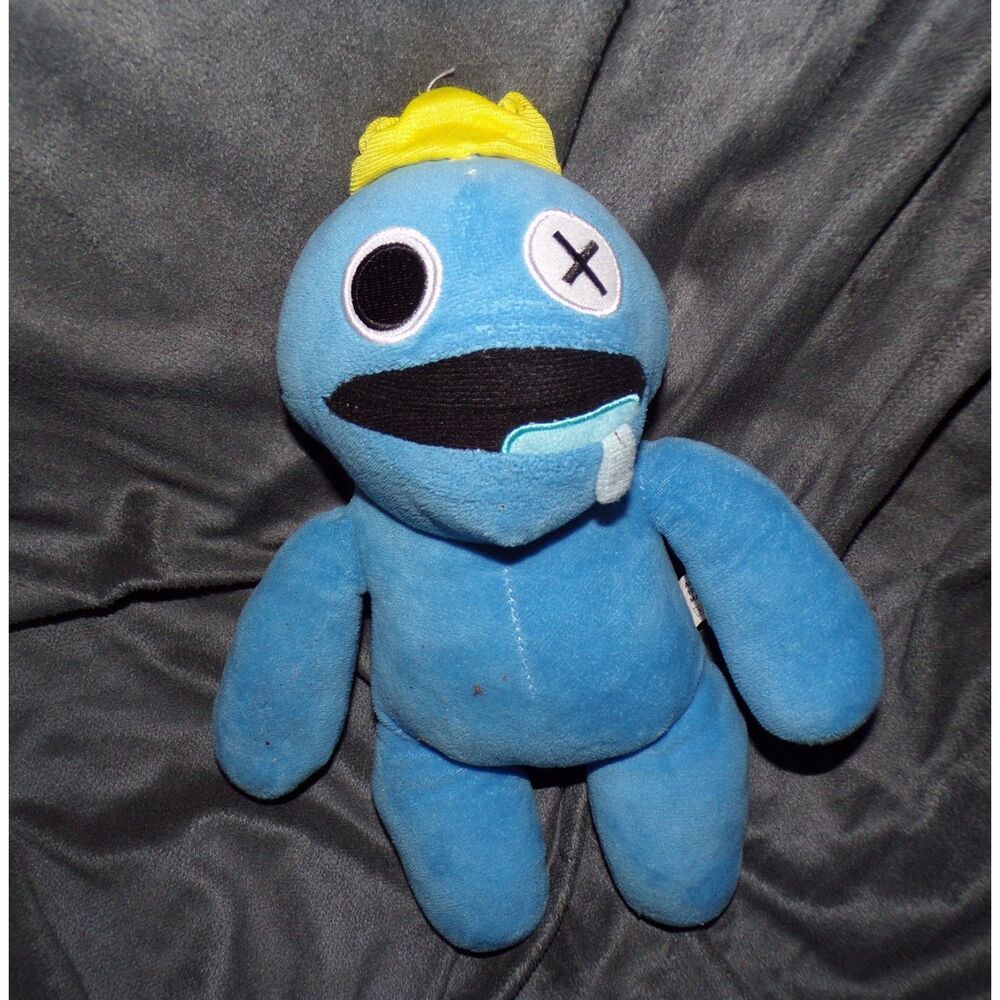Rainbow Friends Blue Plush 11" Inch Tall Plushie Doll figure